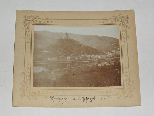 Kabinettfoto "Kochem a.d. Mosel" ~ um 1890