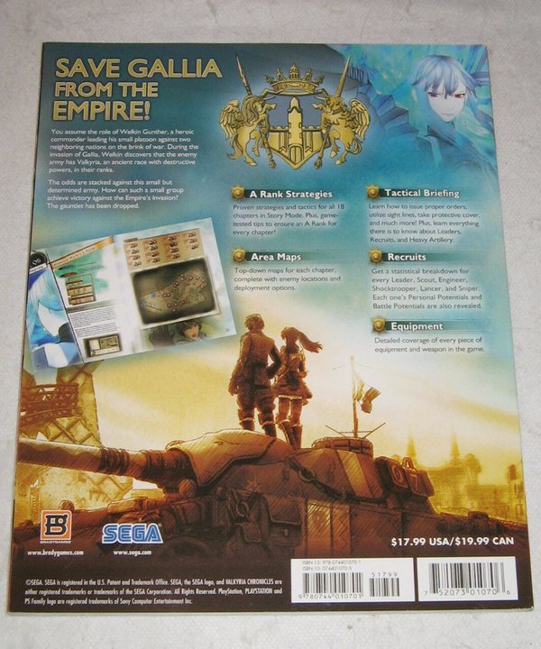 Strategy Guide Valkyria Chronicles