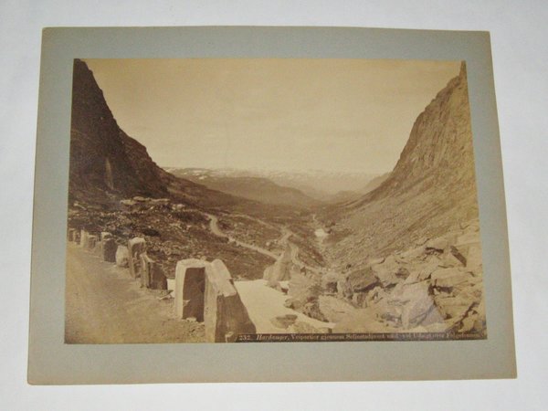Großfoto "Hardanger" um 1895