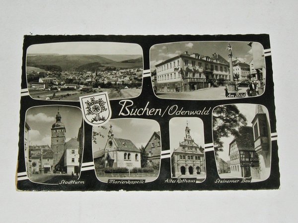 Mehrbildkarte Buchen / Odenwald ~ gel. 1962