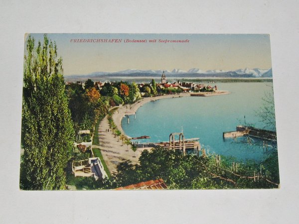 Ansichtskarte Friedrichshafen - Seepromenade ~ um 1920