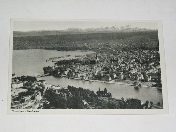 Ansichtskarte Konstanz - Gesamtansicht ~ um 1940