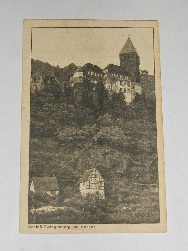 Ansichtskarte Schloß Zwingenberg am Neckar ~ um 1925