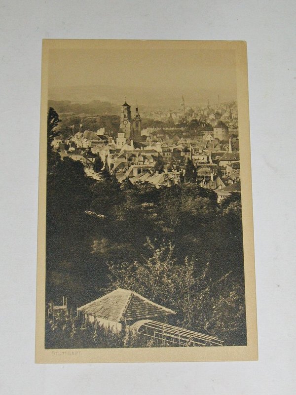 Ansichtskarte Stuttgart - Panorama ~ um 1925