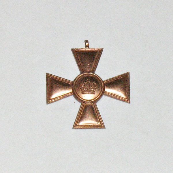 Kreuz 1. Klasse für XV Dienstjahre ~ 1913-1924