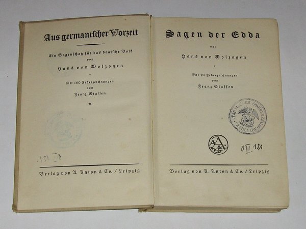 Hans von Wolzogen - Die Sagen der Edda ~ 1929