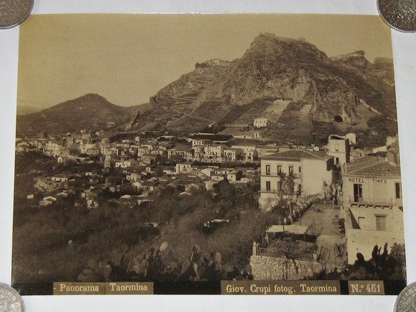 Großfoto "Taormina - Panorama" ~ um 1890