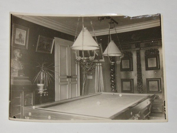 Foto "Billardzimmer" um 1900