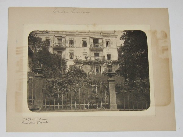 Foto "städtisches Mietshaus" von 1897 + zwei weitere Aufnahmen