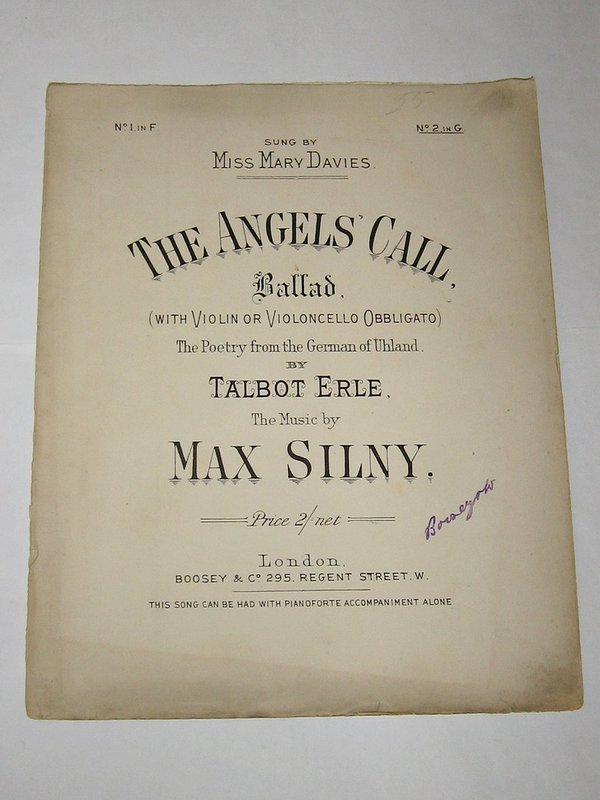 The Angels' Call von Max Silny ~ um 1910