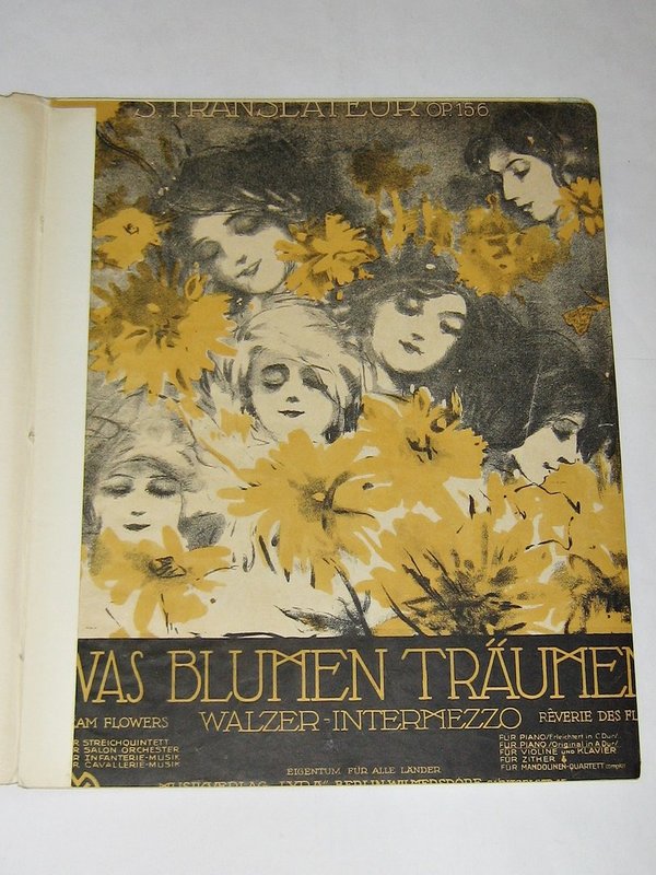 Was Blumen träumen von Siegfried Translateur ~ von 1911