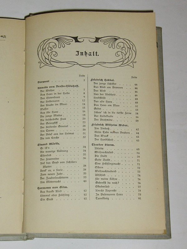 Vom goldnen Überfluss ~ um 1900 ~ Gedichte