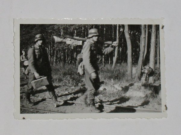 7 Fotos einer Reichswehrübung von 1934
