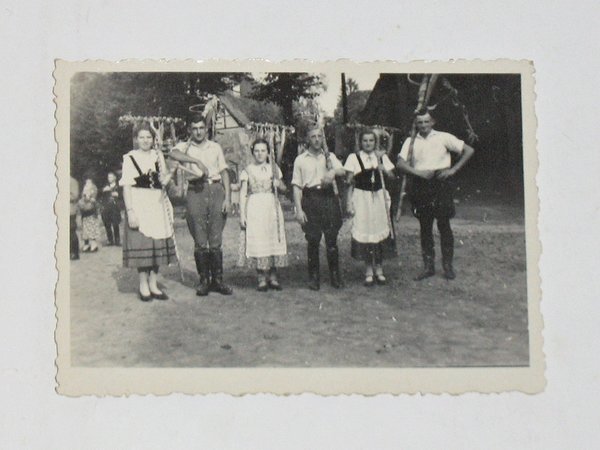 6 Fotos "Erntefest in Kletzke" von 1936 ~ Prignitz