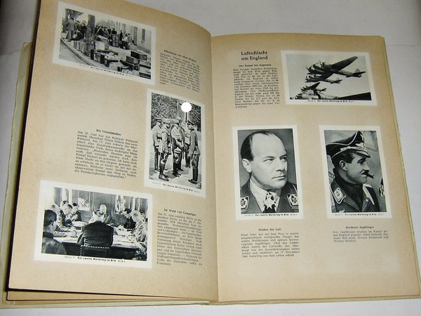 Sammelbilder-Album Der zweite Weltkrieg im Bild