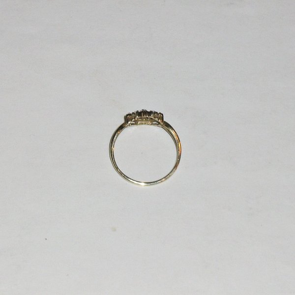 blütenförmiger Damen-Ring ~ 333er Gold ~ Ringgröße 54