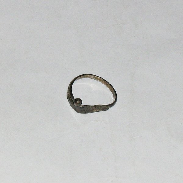 zierlicher floraler Damen-Ring ~ 925er Silber ~ Ringgröße 50