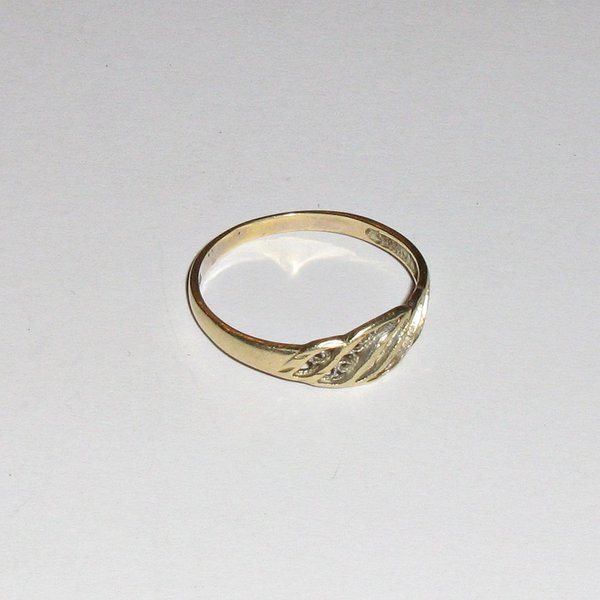 filigraner Damen-Ring ~ 585er Gold ~ Ringgröße 63