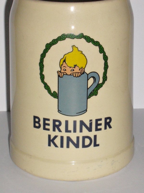 Bierkrug Berliner Kindl ~ altes Logo