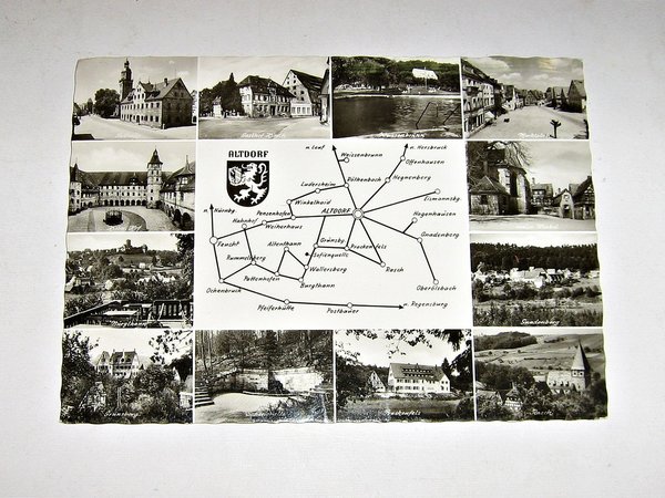 Mehrbildkarte Altdorf bei Nürnberg ~ um 1960