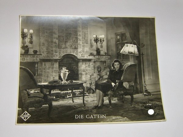 Kino-Aushangfoto "Die Gattin" ~ UFA 1943